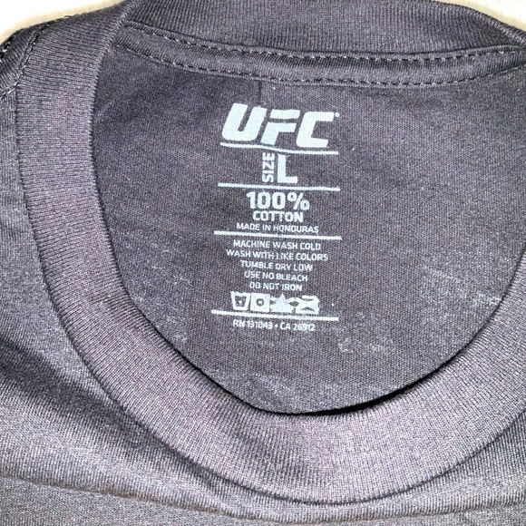 UFC 282 Men’s Black Size Large Double Sided Graphic Short Sleeve T Shirt - Picture 5 of 9